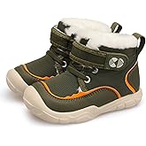 Centipede Demon Toddler Boots Boys Girls Winter Boots Waterproof Fleece Kids Snow Boots Faux Fur Booties Warm Walking Shoes for Indoor Outdoor