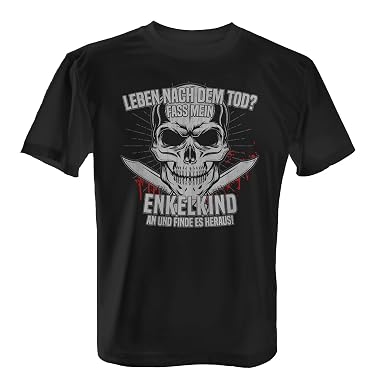 Fashionalarm Herren T Shirt Leben Nach Dem Tod Enkelkind