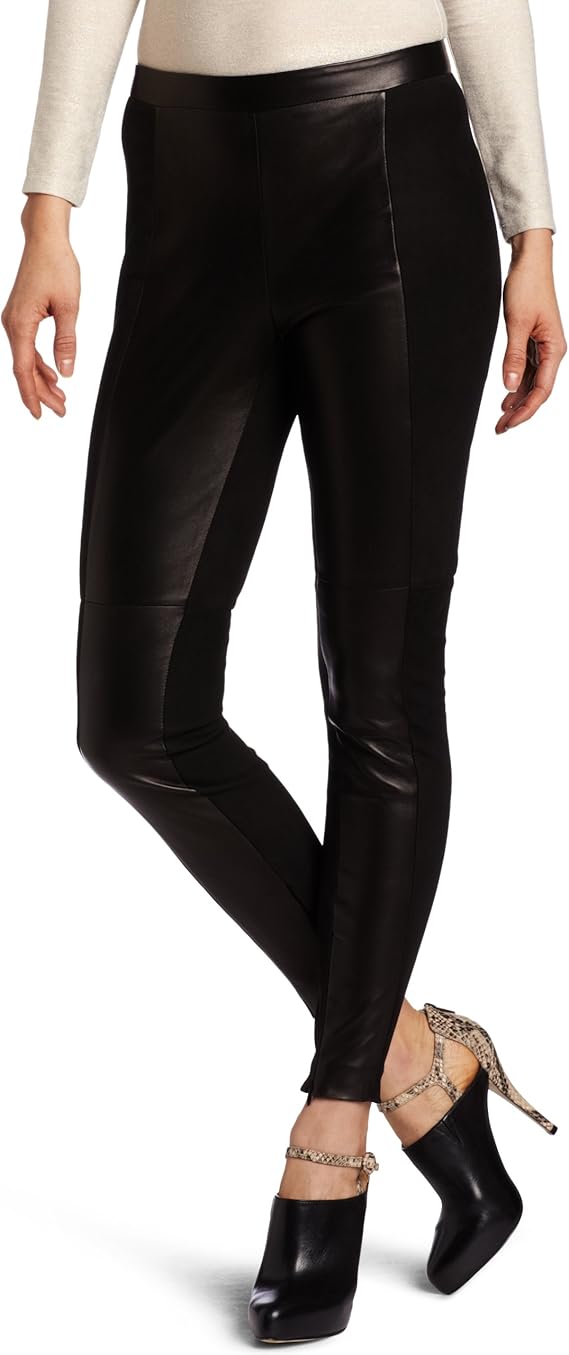 Robert Rodriguez Women's Leather Suede Cropped Pant at Amazon Womenâs Clothing store