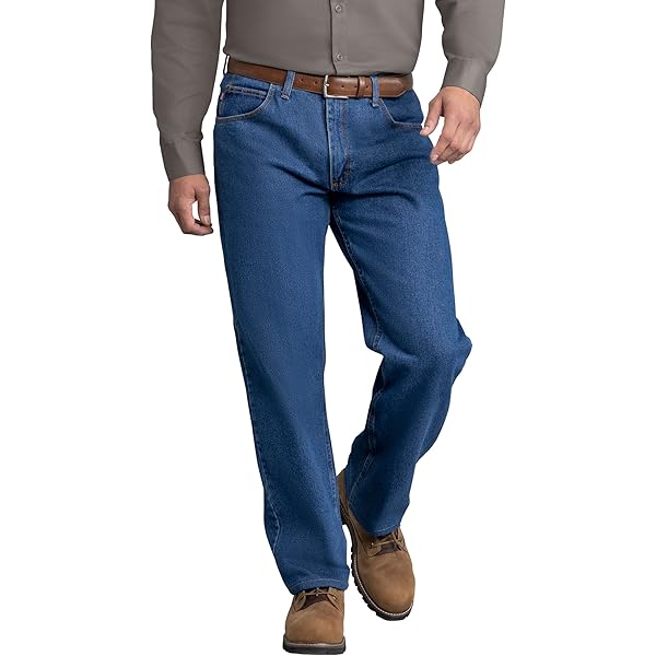 Red Kap Men's Loose Fit Dungaree, Stonewash, 28x30 at Amazon Men's