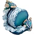 Sea Turtle Jewelry Box - Hand-Painted Resin Keepsake Box - Ocean Themed Home Decor & Gift - View #3