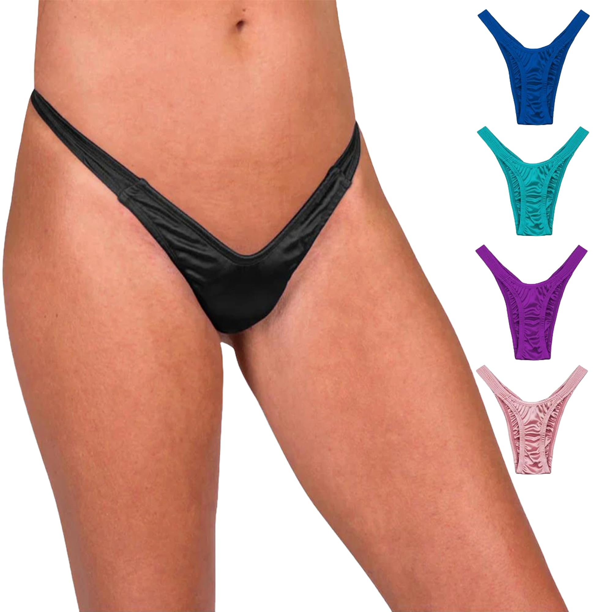 BBLAIR Thong Gaff Panties Onyx for Transgender