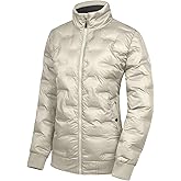 Little Donkey Andy Women's Puffer Jacket Plus Size Lightweight Quilted Jackets Winter Warm Stand Collar Jacket with 3 Pockets
