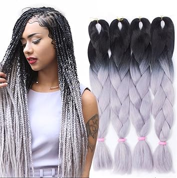 Amazon Com Afro Kinky Braiding Hair Extensions Remeehi 24