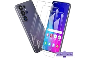 3 Pack Screen Protector for Samsung Galaxy S26 Ultra, Electro-weideworld HD Clear Flexible Anti-Scratch TPU Screen Film for G