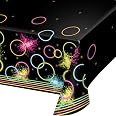 Creative Converting Glow Party Plastic Tablecover – 54x102 Inch, 3-Pack For Fun Events