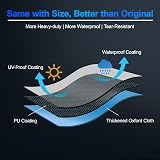 Zettum Kettle BBQ Cover 57 cm Weber Heavy Duty Waterproof PU 63x89cm view 5