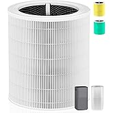 Core 600S Replacement Filter for LEVOIT Core 600S & Core 600S-P Air Purifier, 3-in-1 H13 True HEPA with Activated Carbon Filter for Home Large Room,Core 600S-RF,1 Pack,White