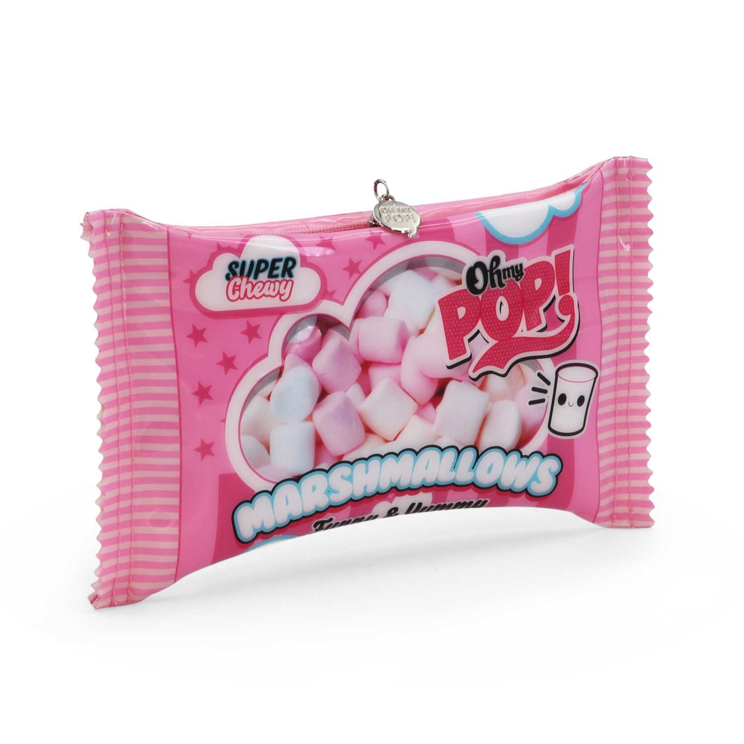 Oh My Pop! Marshmallow-Toiletry Bag, Pink, 24 x 15 cm