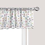 Ambesonne Cat Window Valance, Footprints of Cats