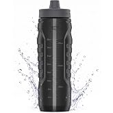 Under Armour Squeeze Water Bottles, 32 oz Water Bottles, Sideline Sports Water Bottle with Quick-Shot Lid, Quick &amp; Easy Hydration, Gym Water Bottles, Squeeze Bottle, 1 32oz Bottle