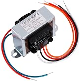 24V 40VA Control Transformer, Primary 120/208/240V, Secondary 24V Isolation Transformer with Foot Mount for HVAC Furnace Multi Tap