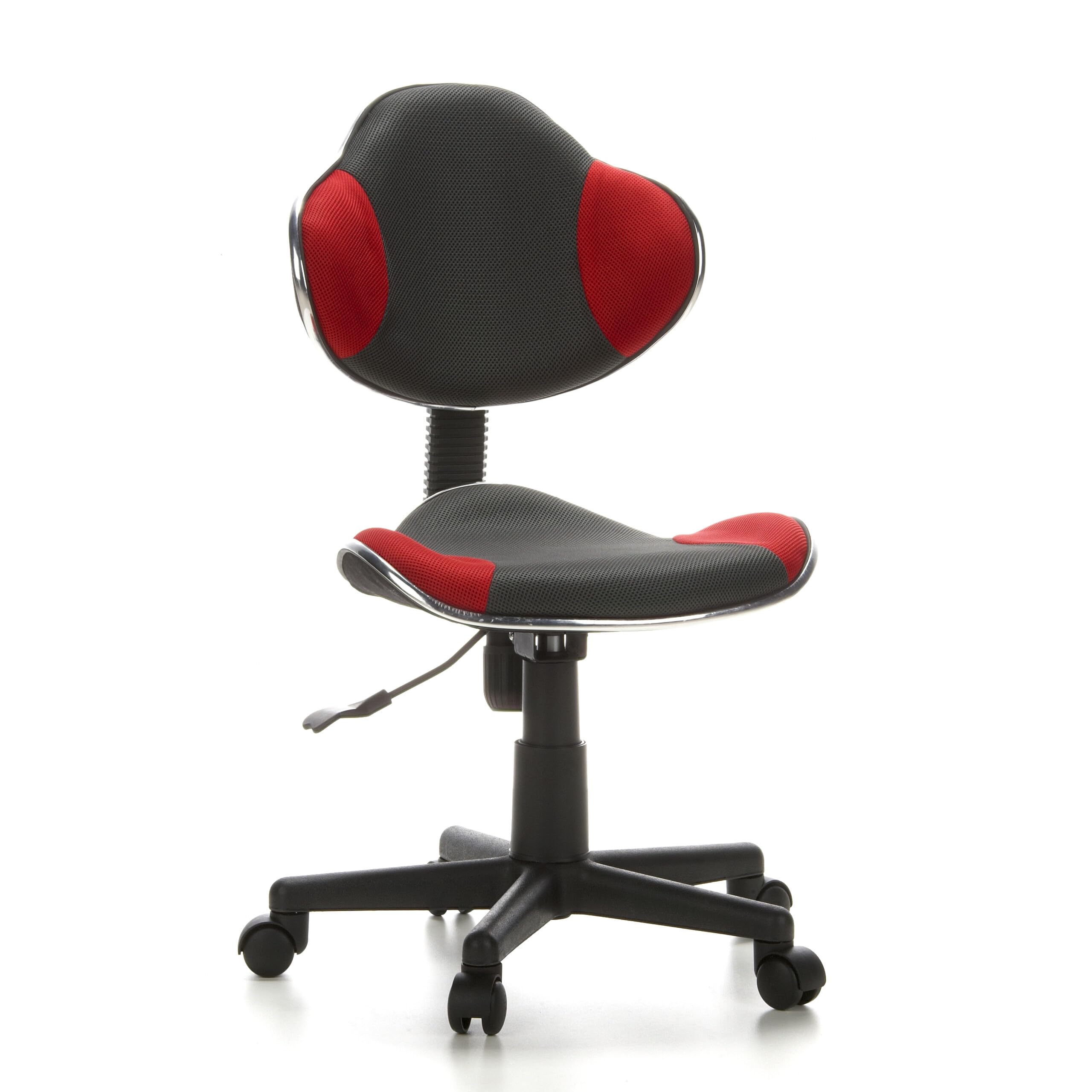 hjh OFFICE 633002 KIDDY GTI-2 swivel chair for children gray/red ergonomic, height-adjustable children's office chair for school beginners, youth chair