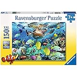 Ravensburger Underwater Paradise 150 Piece Jigsaw Puzzle for Kids – Every Piece is Unique, Pieces Fit Together Perfectly , Bl