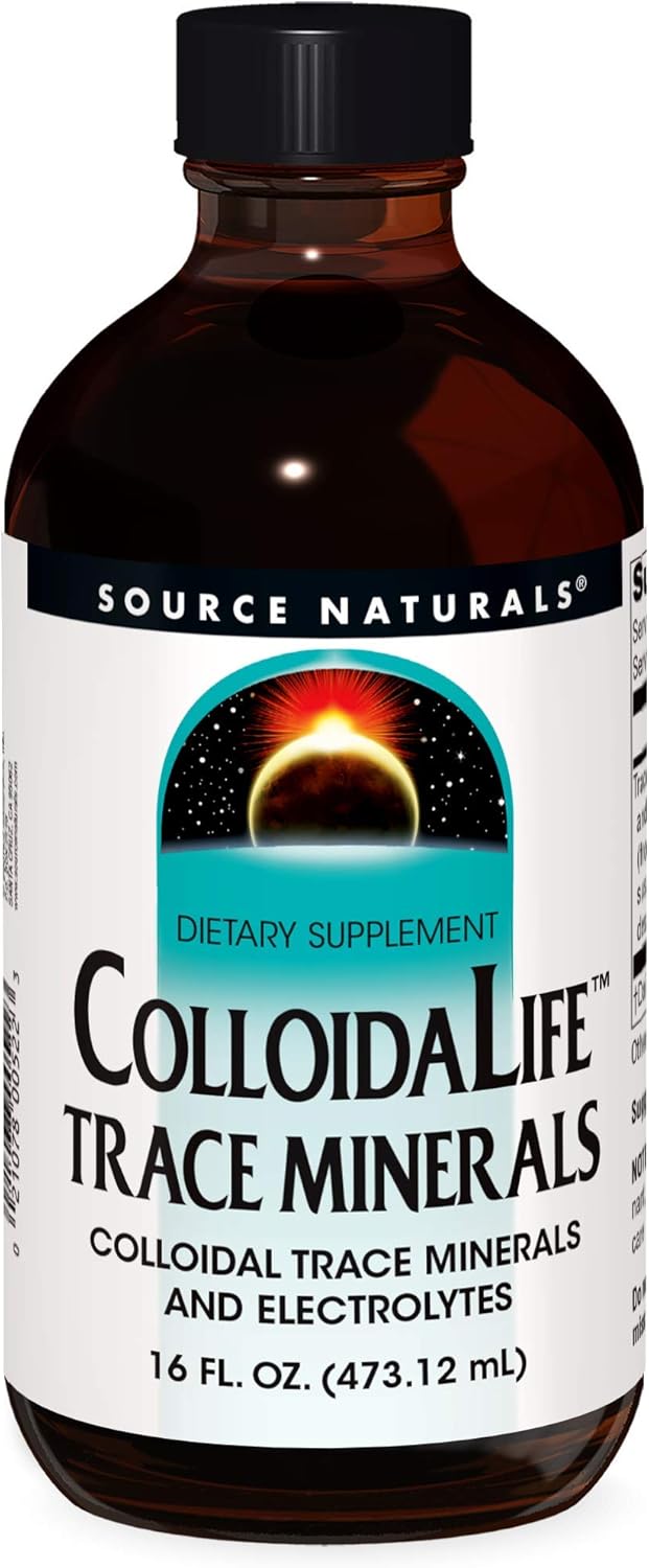 Source Naturals ColloidaLife Trace Minerals & Electrolytes - Dietary Supplement - 16 Fluid oz: Health & Personal Care