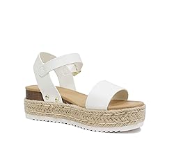 Soda CLIP ~ Women Open Toe Ankle Strap Platform