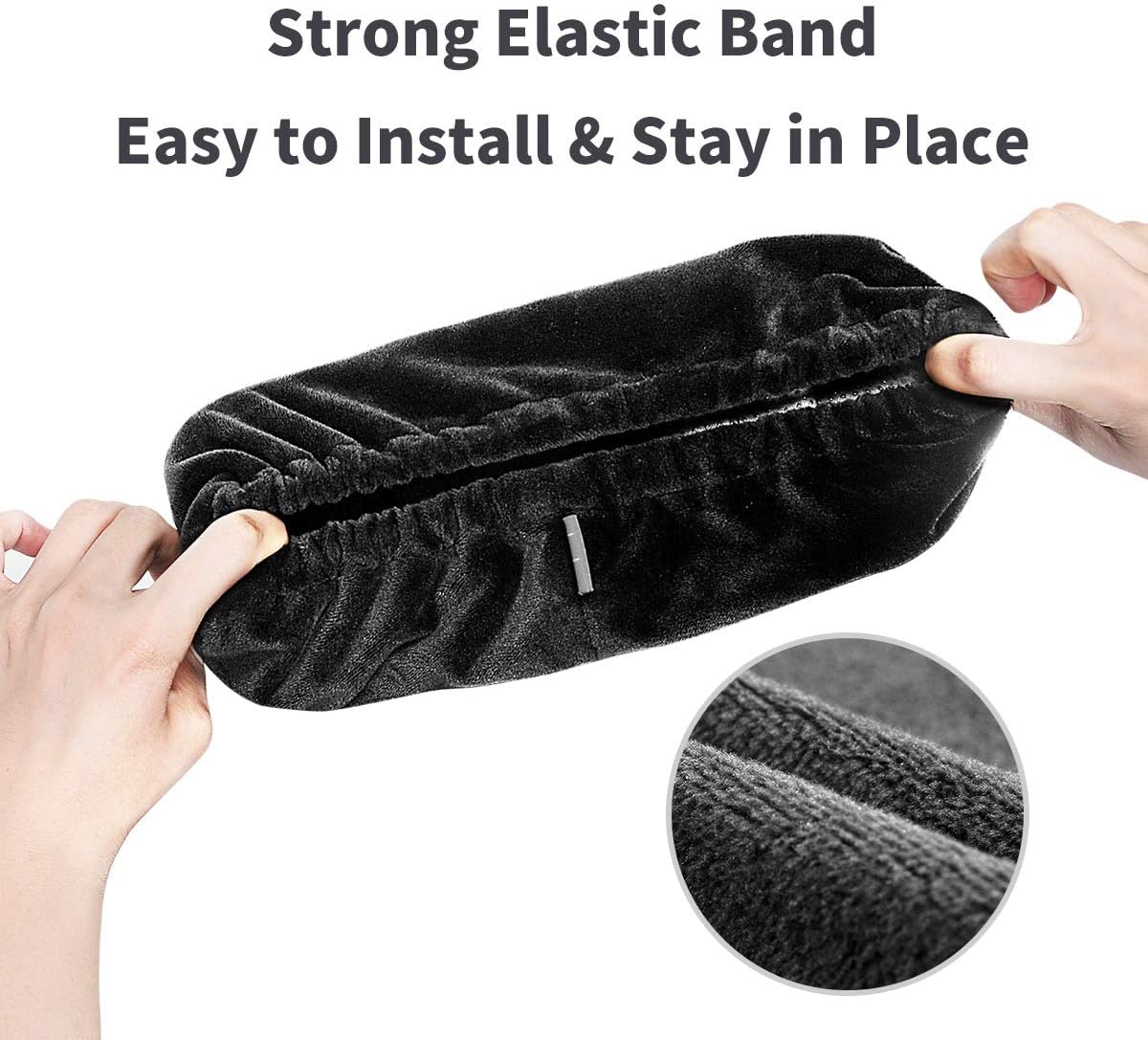 baibu Ergonomic Memory Foam Office Chair Armrest Pads, Comfy Gaming Chair Arm Rest Covers for Elbows and Forearms Pressure Relief(Set of 2) : Office Products