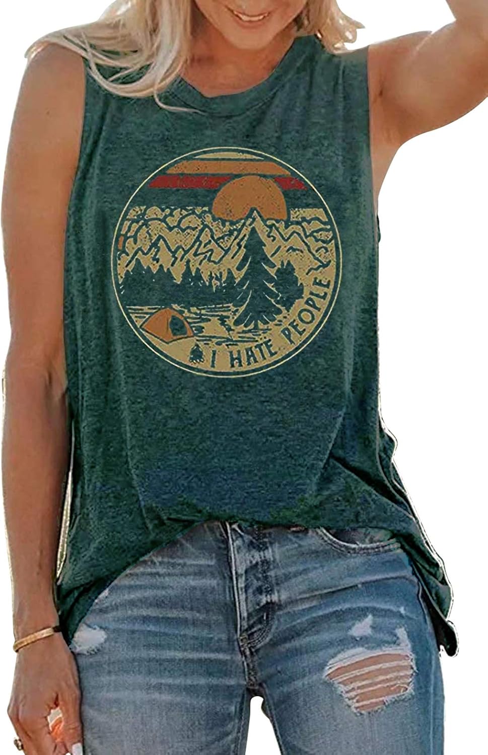 hiking tank tops womens