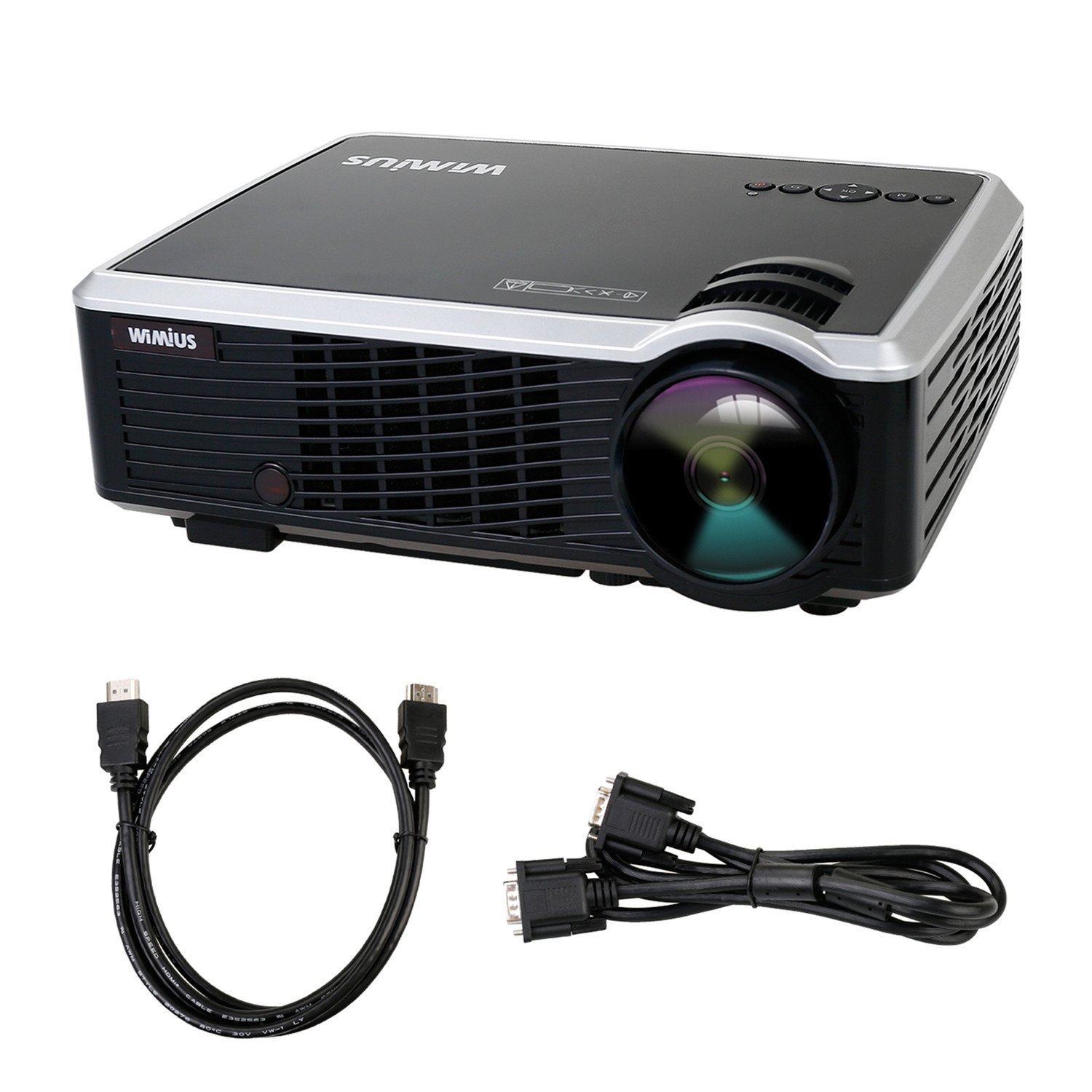 Proyectores LED Lúmenes Proyector Full HD Portátil Proyector Video Projector LCD Home