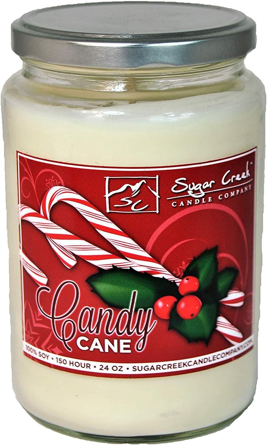Amazon Sugar Creek Candy Cane Soy Scented Candle Christmas amazon-sugar-creek-candy-cane-soy-scented-candle-christmas
