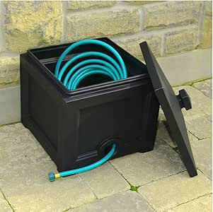 Amazon.com : Garden Hose Pot with Lid Planter with Water Drainage