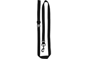 ShawnCo Dream Walk Dog Leash- Premium, Nylon Pet Leash with Soft Neoprene Handle for Small, Medium and Large Dogs (Midnight, Medium/Large)