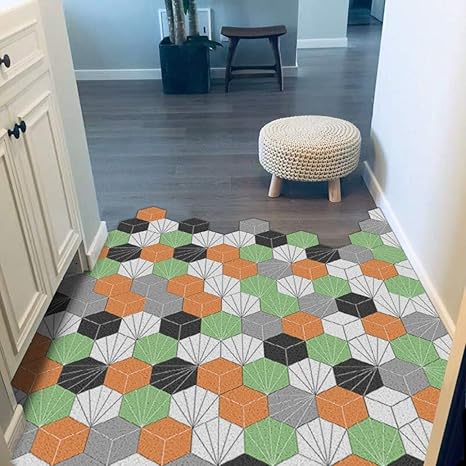 Amazon 玄関マット バスマット モロッカン柄 かわいい おしゃれ ラグ インテリアマット 80 1cm 幾何学模様玄関クリーンマット ジオメトリ お風呂マット 足ふきマット キッチンマッ おしゃれ 絨毯 シャギーラグ 四季通用 玄関マット オンライン通販