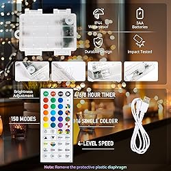 Dazzle Bright Color Changing Fairy Lights Battery