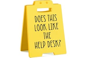 MAMAGIFTREE Funny Office Desk Sign – Sarcastic Cubicle Decor for Coworker, Boss, Employee – Gag Gift for Birthday, Christmas, or White Elephant