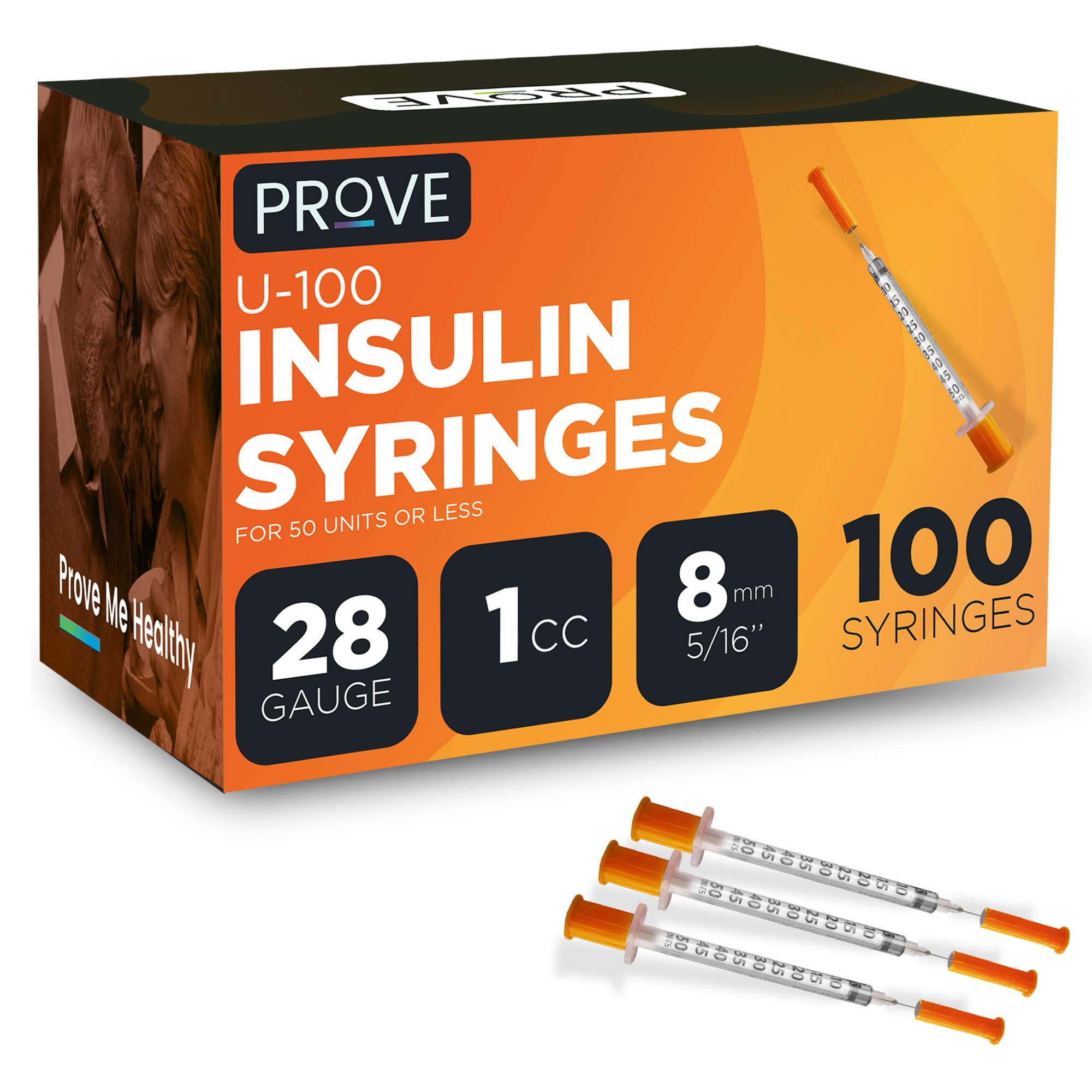 Prove Insulin Syringes 28 Gauge 1cc 8mm 5 16 100 Count Buy Online In Colombia At Desertcart Co Productid