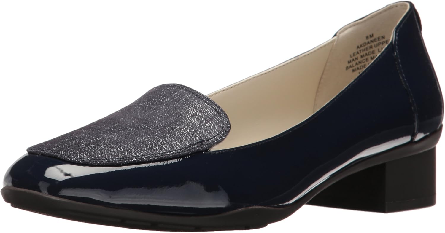 Anne Klein Women's Daneen Patent, Navy, 6 M US Shoes