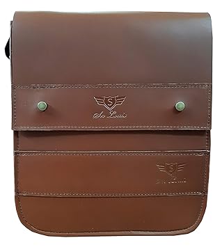 Sn Louis Tan 100% Genuine Leather Messenger Bag for men-108