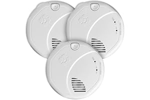 First Alert SMCO100 Battery-Operated Combination Smoke & Carbon Monoxide Alarm - 3 Pack