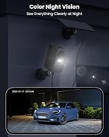 ieGeek 5MP Solar Wireless Security Camera Color Night Vision Alexa view 6