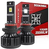 Hikari 2025 25000LM 9006 HB4 LED Bulbs, Fog