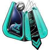 ESR 3 Pack for iPhone 15 Pro Screen Protector, Armorite | 7X Impact Absorption, 9H+ Tempered Glass, Easy One-Pull Installation, Full-Coverage Protection, UltraFit Tray, Bubble-Free