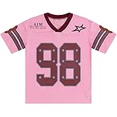 ZDT Mens Jersey Oversized Graphic Tees Print Casual V Neck Tshirts Streetwear Summer Top