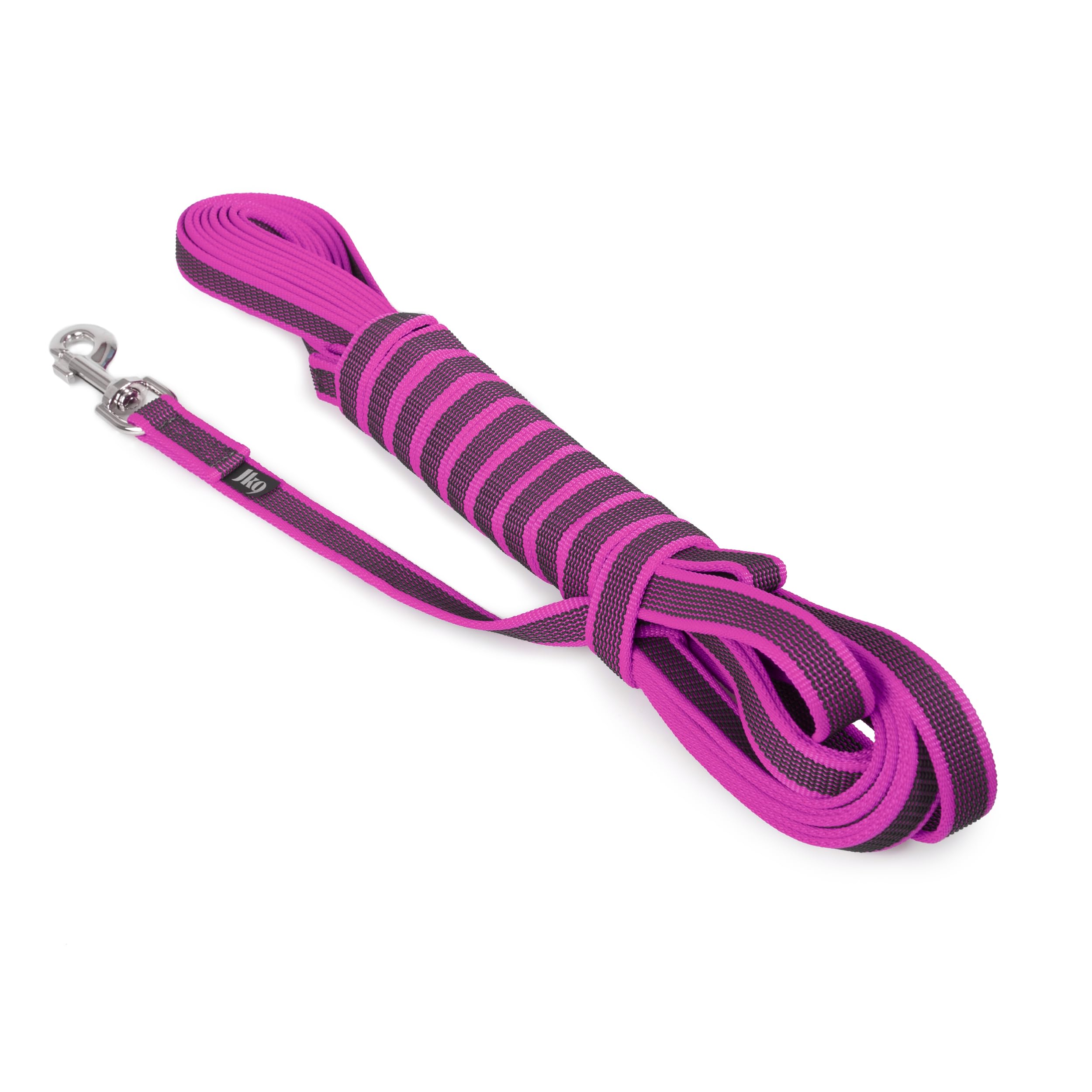Color & Gray Super-Grip Leash with Handle, 20 mm x 10 m, Pink-Gray