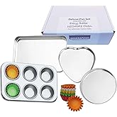 Deluxe Pan Set Compatible with Easy Bake Ultimate Oven | Includes 60 Cupcake Liners That Will FIT, Unlike Others!! | Kids' Ac