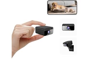 AOBOCAM Mini Camera, Tiny Home Security Camera 4K UHD with 5H Battery Life, Smallest Indoor WiFi Camera with Night Vision, Mo