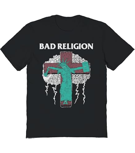 Amazon.com: Bad Religion 'American Jesus' (White) T-Shirt (x-Large