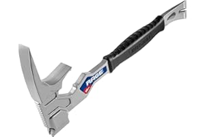 Vaughan 15 Inch Multi-Function Demolition Tool, Hammer, Nail Puller, Multi-Use, Heavy Duty Construction, DIY Hand Tools - Blu