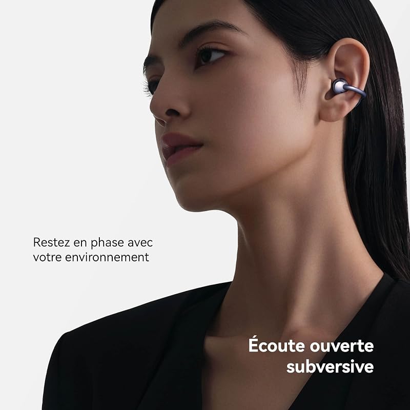 FreeClip écouteurs, écouteurs sans Fil, IP54, Noir
