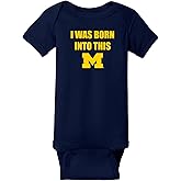 NCAA Born Into This, Team Color Infant Creeper Bodysuit, College, University