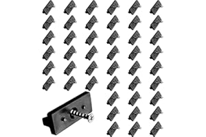 Lakexus Hidden Fasteners Nylon Clips for Deck Fastening, 500 Pieces, Black, 16.3mm x 1.57in, Universal Composite Deck Fastene