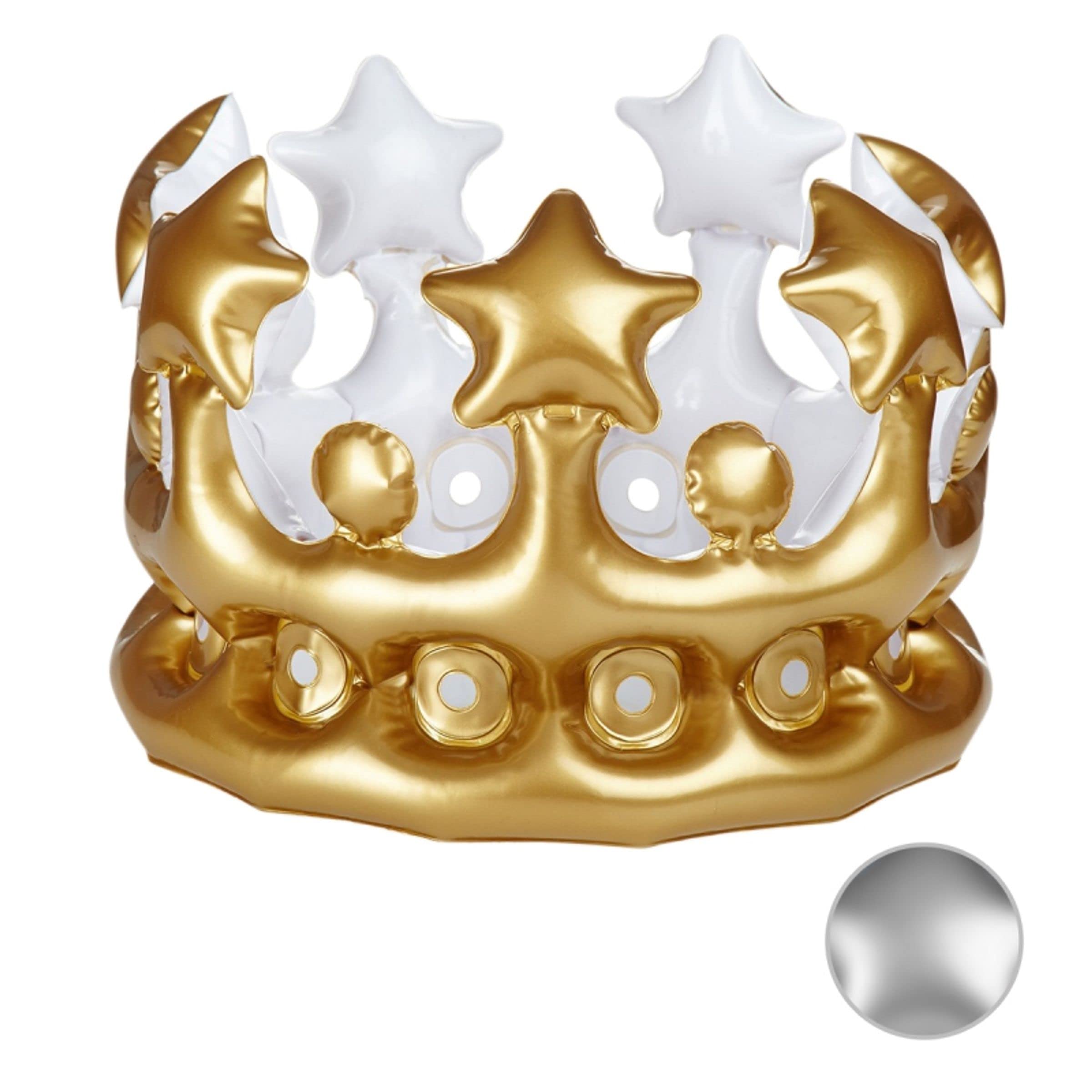 Mr. Gadget's Solutions Inflatable Toys Fancy Hen Stag Gift Kids Party Adult Crown King Crown Queen Crown Fun Novelty Accessory For Kids