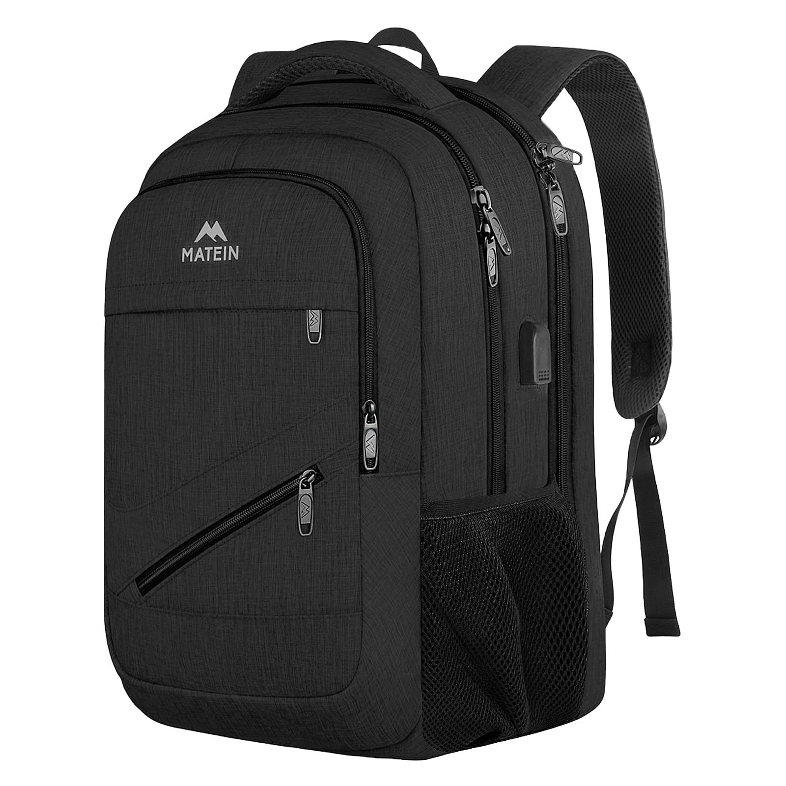Photo 1 of MATEIN School Laptop Backpack, Large TSA Friendly College Computer Bookbag with Laptop Compartment Fits 17 Inch Notebook, Water Resistant Work Travel Backpack, Graduation Gifts for Men Women