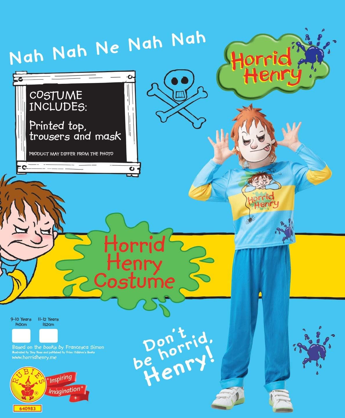 Rubie's Official Horrid Henry, Boys Child Costume, Book Day Character - Age 11-12, Height 152 cm - Image 4