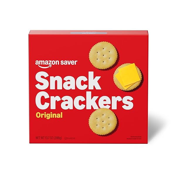 AMAZON SAVER, ORIGINAL SNACK CRACKERS, 13.7 OZ