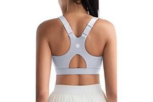 RUNNING GIRL High Impact Sports Bras for Women High Support Molded Cups, Adjustable Straps Sports Bra with Sewn in Pads